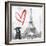 Love In Paris-OnRei-Framed Art Print