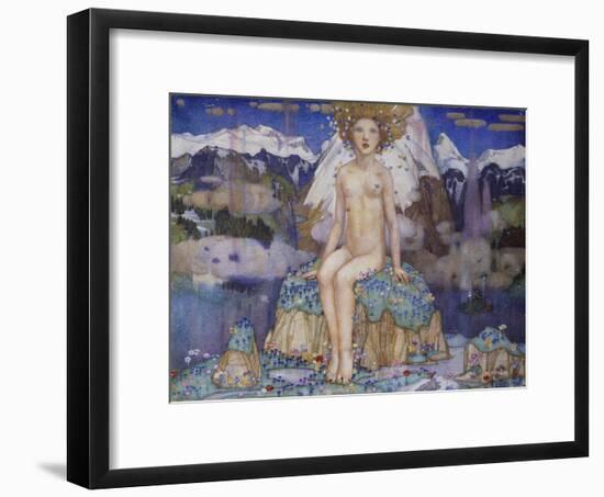 Love in the Alps-Edward Reginald Frampton-Framed Giclee Print