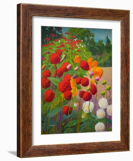 Love in the Garden (Oil on Board)-William Ireland-Framed Giclee Print