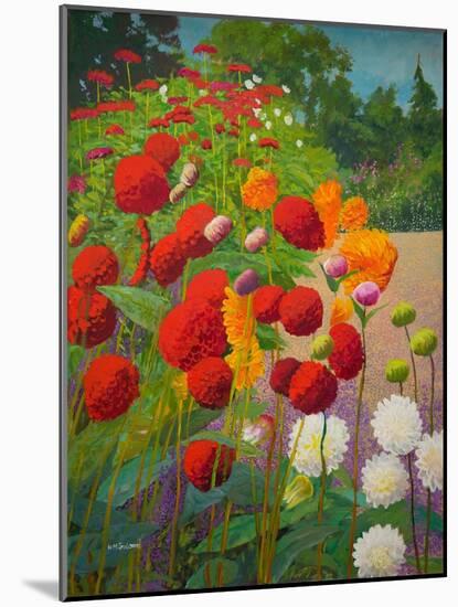 Love in the Garden (Oil on Board)-William Ireland-Mounted Giclee Print