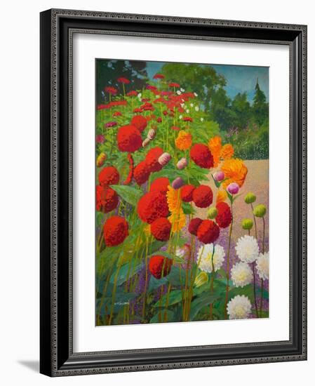 Love in the Garden (Oil on Board)-William Ireland-Framed Giclee Print