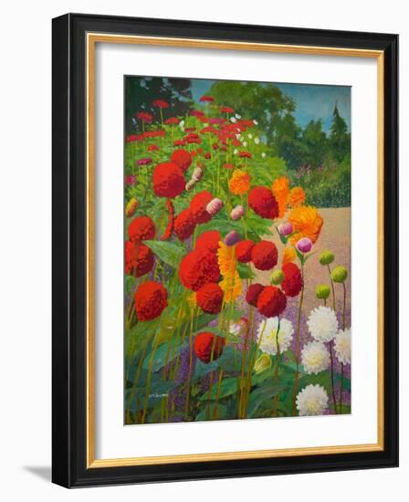 Love in the Garden (Oil on Board)-William Ireland-Framed Giclee Print