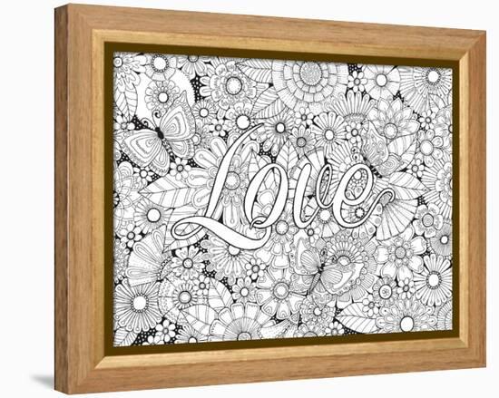 Love in the Garden-Hello Angel-Framed Premier Image Canvas