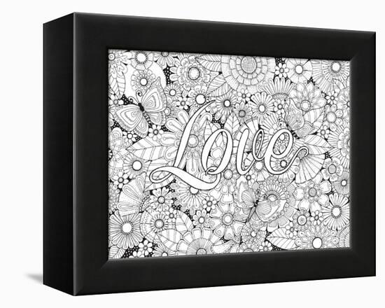 Love in the Garden-Hello Angel-Framed Premier Image Canvas