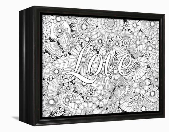 Love in the Garden-Hello Angel-Framed Premier Image Canvas