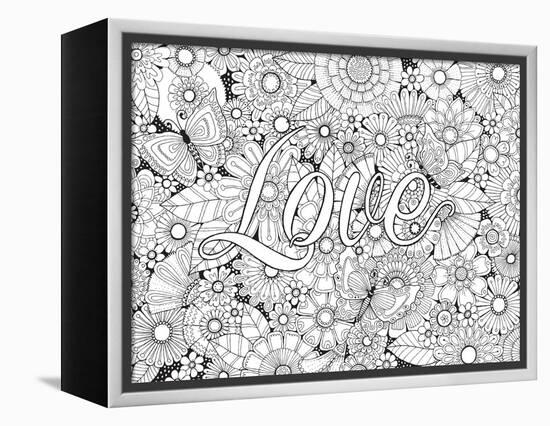 Love in the Garden-Hello Angel-Framed Premier Image Canvas