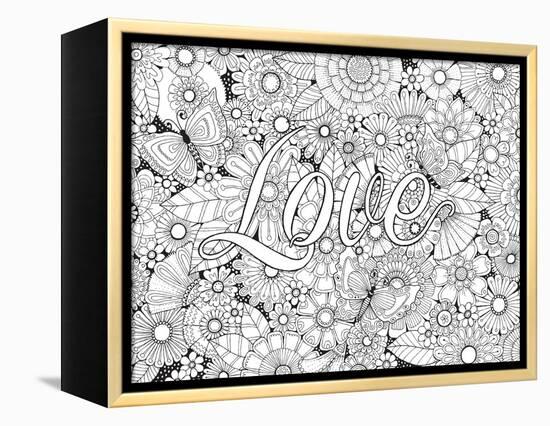 Love in the Garden-Hello Angel-Framed Premier Image Canvas