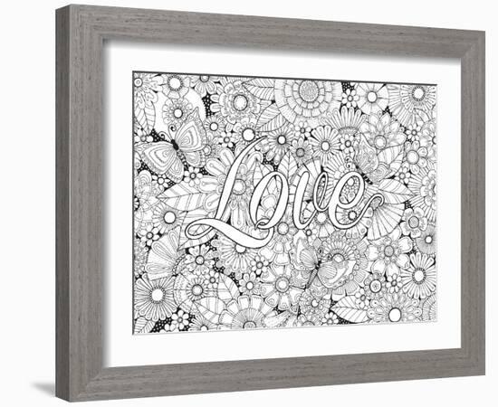 Love in the Garden-Hello Angel-Framed Giclee Print