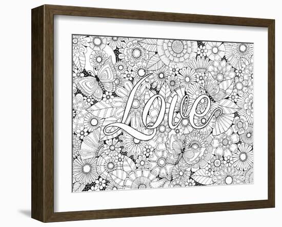 Love in the Garden-Hello Angel-Framed Giclee Print