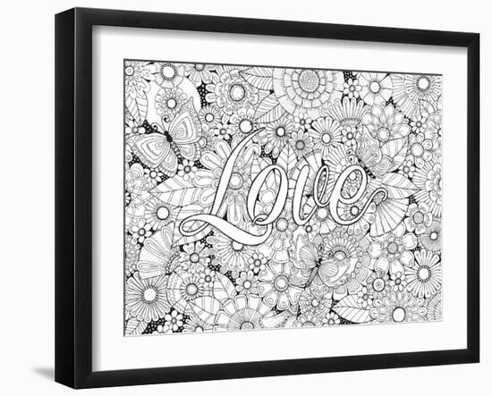 Love in the Garden-Hello Angel-Framed Giclee Print