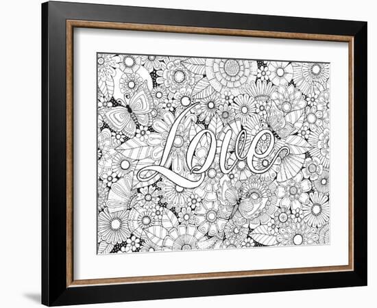 Love in the Garden-Hello Angel-Framed Giclee Print