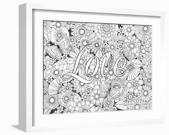 Love in the Garden-Hello Angel-Framed Giclee Print