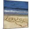 Love in the Sand-Kimberly Glover-Mounted Photographic Print