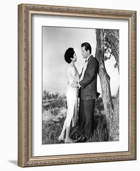 Love Is A Many-Splendored Thing, Jennifer Jones, William Holden, 1955-null-Framed Photo