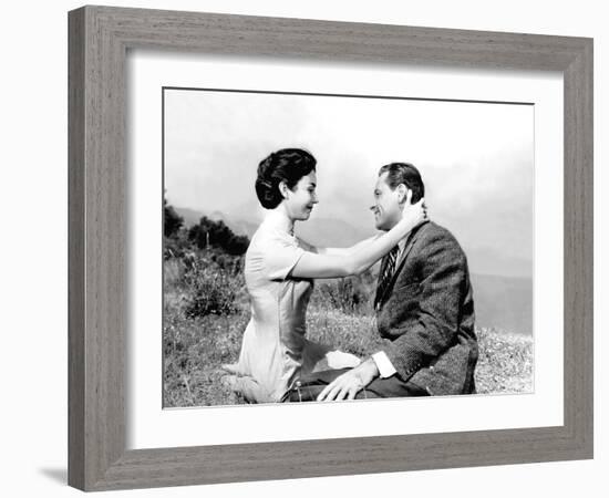 Love Is A Many-Splendored Thing, Jennifer Jones, William Holden, 1955-null-Framed Photo