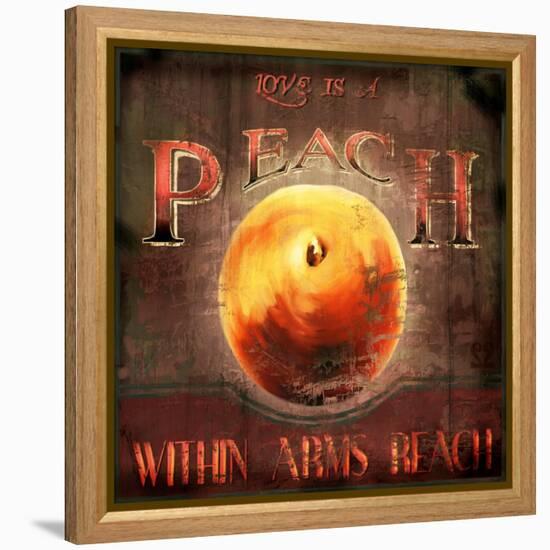 Love Is a Peach-Joel Christopher Payne-Framed Premier Image Canvas
