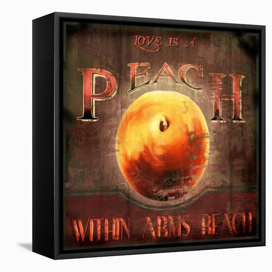 Love Is a Peach-Joel Christopher Payne-Framed Premier Image Canvas