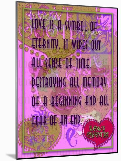 Love Is a Symbol of Eternity-Cathy Cute-Mounted Giclee Print