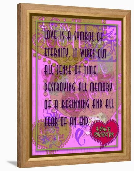 Love Is a Symbol of Eternity-Cathy Cute-Framed Premier Image Canvas