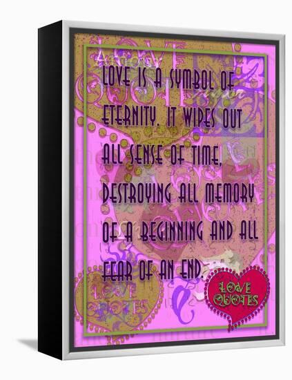 Love Is a Symbol of Eternity-Cathy Cute-Framed Premier Image Canvas