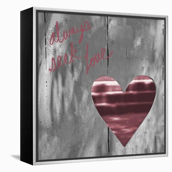 Love Is All around II (Always Seek Love)-Gail Peck-Framed Stretched Canvas