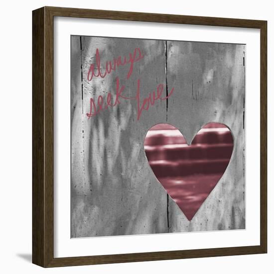Love Is All around II (Always Seek Love)-Gail Peck-Framed Art Print