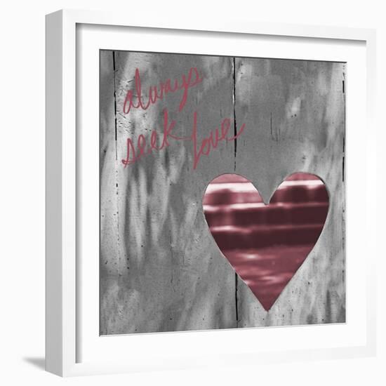 Love Is All around II (Always Seek Love)-Gail Peck-Framed Art Print