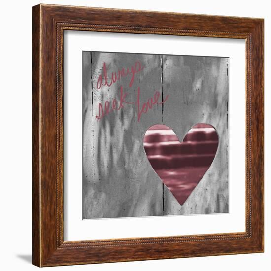 Love Is All around II (Always Seek Love)-Gail Peck-Framed Art Print