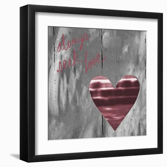 Love Is All around II (Always Seek Love)-Gail Peck-Framed Art Print