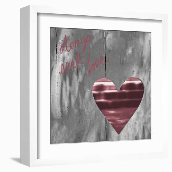 Love Is All around II (Always Seek Love)-Gail Peck-Framed Art Print