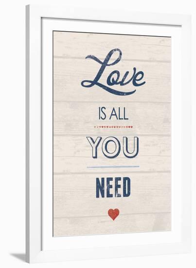 Love is All You Need-Tom Frazier-Framed Giclee Print