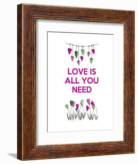 Love is all You Need-Fab Funky-Framed Art Print