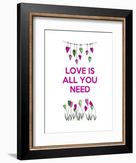 Love is all You Need-Fab Funky-Framed Art Print