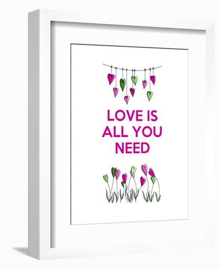 Love is all You Need-Fab Funky-Framed Art Print