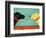 Love Is Black Yellow-Stephen Huneck-Framed Giclee Print