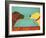 Love Is Chocolate Yellow-Stephen Huneck-Framed Giclee Print