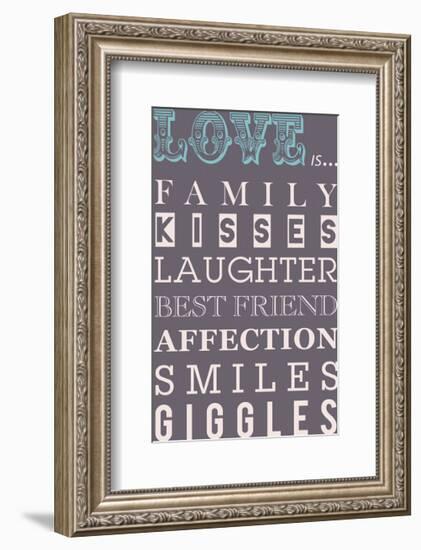 Love is Cool-Sasha Blake-Framed Giclee Print