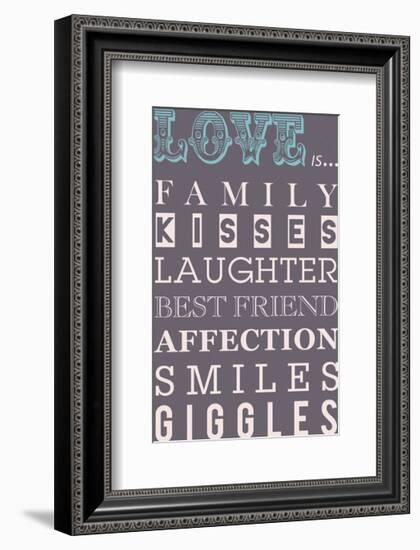 Love is Cool-Sasha Blake-Framed Giclee Print