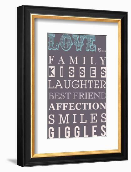 Love is Cool-Sasha Blake-Framed Giclee Print