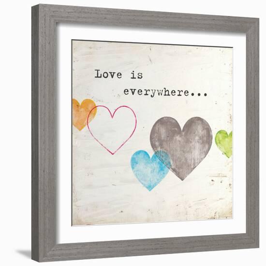 Love Is Everywhere-Mimi Marie-Framed Art Print