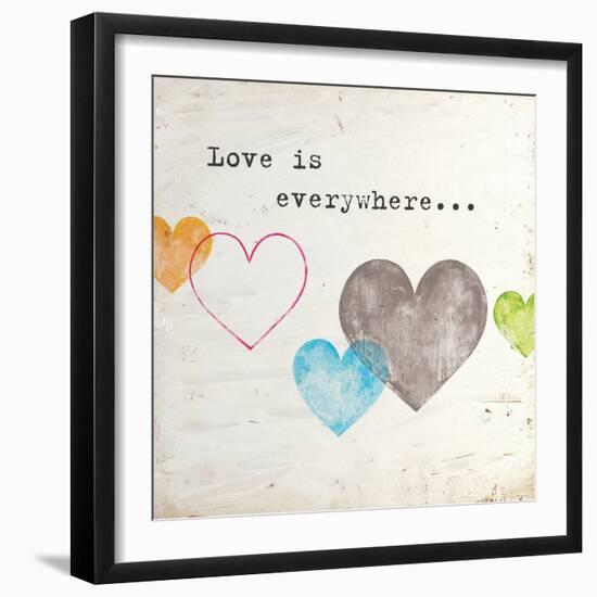 Love Is Everywhere-Mimi Marie-Framed Art Print