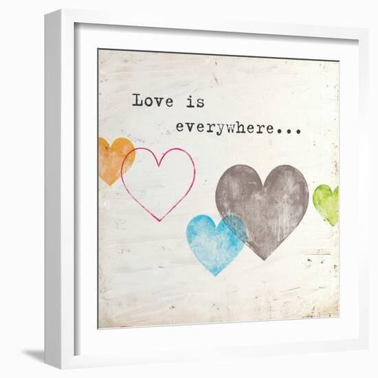 Love Is Everywhere-Mimi Marie-Framed Art Print