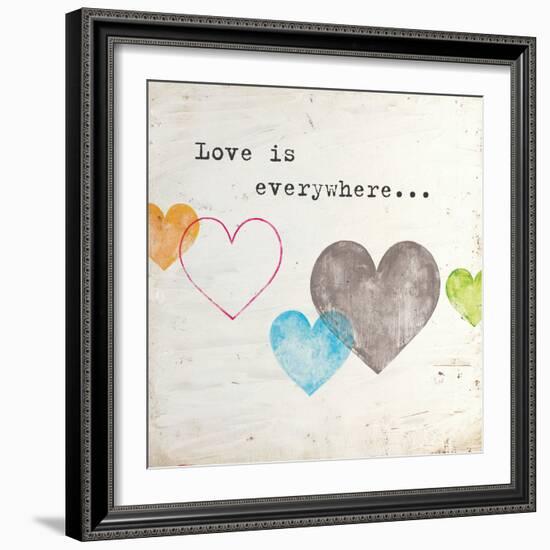 Love Is Everywhere-Mimi Marie-Framed Art Print