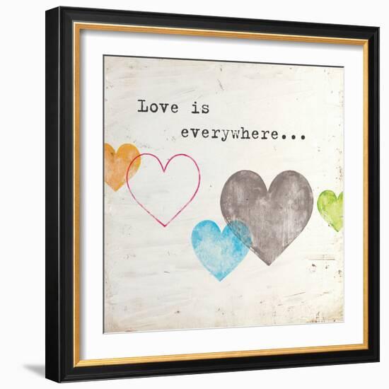 Love Is Everywhere-Mimi Marie-Framed Art Print