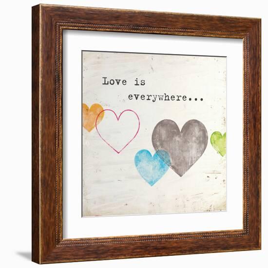 Love Is Everywhere-Mimi Marie-Framed Art Print