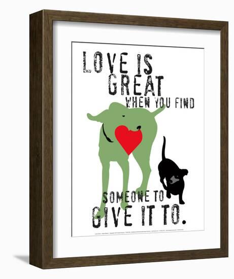 Love Is Great-Ginger Oliphant-Framed Art Print