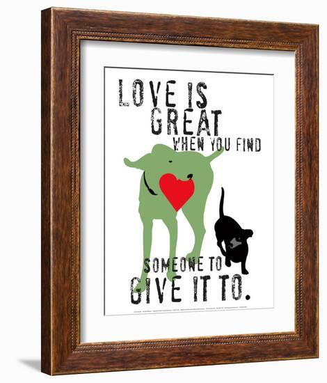 Love Is Great-Ginger Oliphant-Framed Art Print