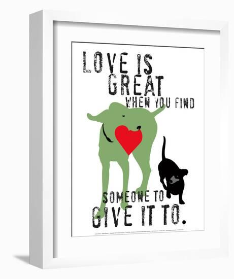 Love Is Great-Ginger Oliphant-Framed Art Print