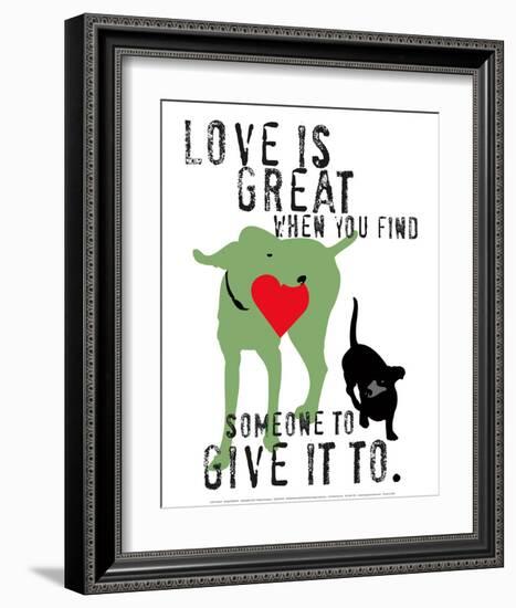 Love Is Great-Ginger Oliphant-Framed Art Print