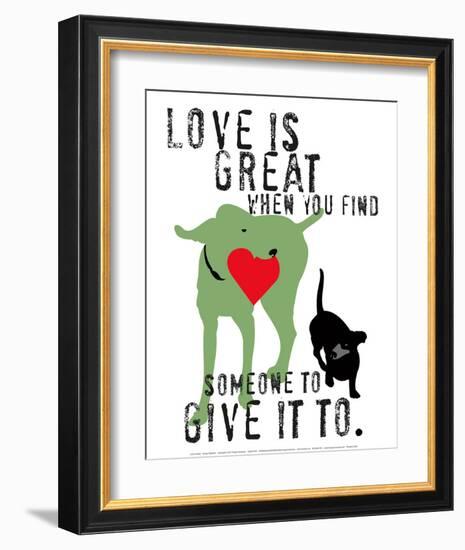 Love Is Great-Ginger Oliphant-Framed Art Print